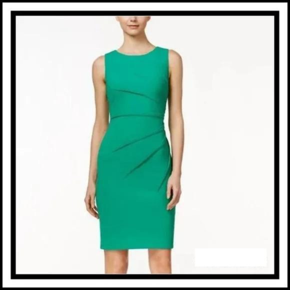Calvin Klein Dresses & Skirts - 🆕NWOT Calvin Klein Sheath Dress • Size 2 • Kelly Green
